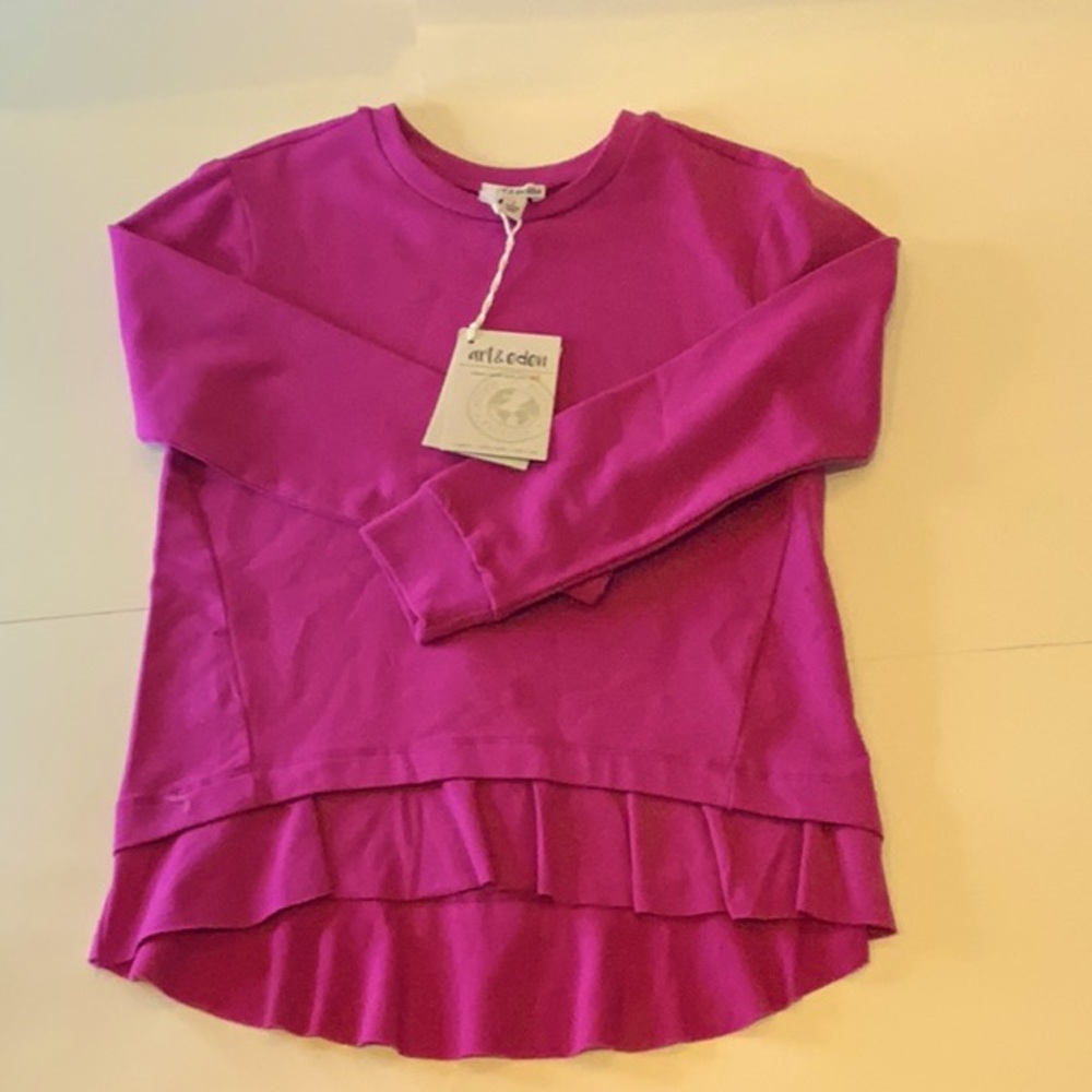 Purple /pink art and eden long sleeve shirt